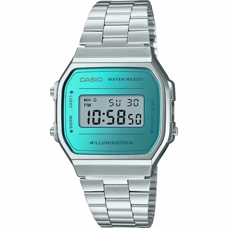 Reloj Hombre Casio A168WEM-2EF Plateado de Casio, Relojes de pulsera - Ref: S0442971, Precio: 37,24 €, Descuento: %