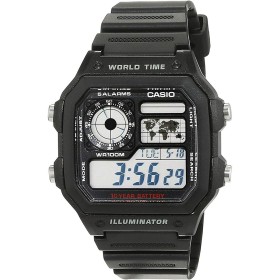 Orologio Uomo Casio AE-1200WH-1AVEF Nero di Casio, Orologi da polso - Rif: S0442990, Prezzo: 29,79 €, Sconto: %