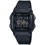 Relógio masculino Casio W-800H-1BVES Preto de Casio, Relógios com braselete - Ref: S0443005, Preço: 27,25 €, Desconto: %