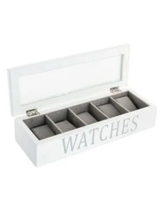 Jewelry box Versa roxann Wood (11 x 27 x 33 cm) | Tienda24 Tienda24.eu