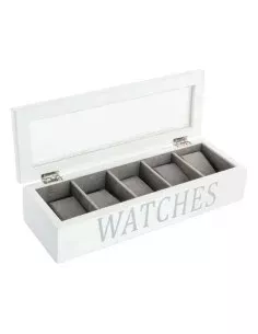 Jewelry box Versa Oxford Wood (11 x 16,2 x 34 cm) | Tienda24 Tienda24.eu