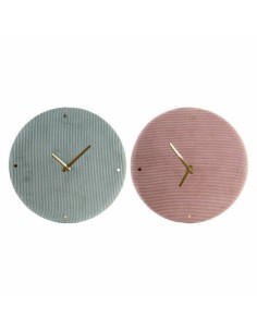 Wall Clock Romimex Black Metal 46 x 56 x 4 cm | Tienda24 Tienda24.eu