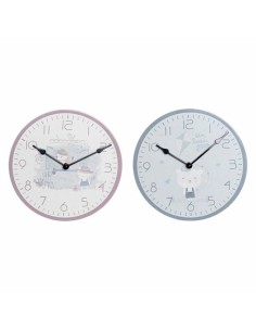 Wall Clock 5five Black polypropylene (Ø 30 cm) | Tienda24 Tienda24.eu