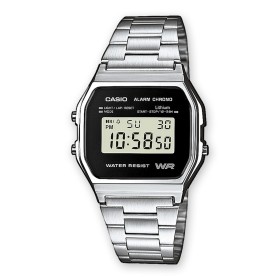 Herrenuhr Casio A158WEA-1EF Schwarz Grau Silberfarben von Casio, Armbanduhren - Ref: S0449577, Preis: 29,79 €, Rabatt: %