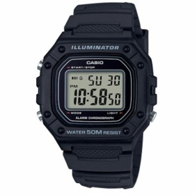 Relógio masculino Casio W-218H-1AVEF Preto de Casio, Relógios com braselete - Ref: S0449587, Preço: 26,95 €, Desconto: %