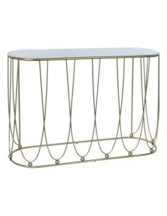 Console DKD Home Decor Verre Argenté Métal 120 x 40 x 78 cm | Tienda24 Tienda24.eu