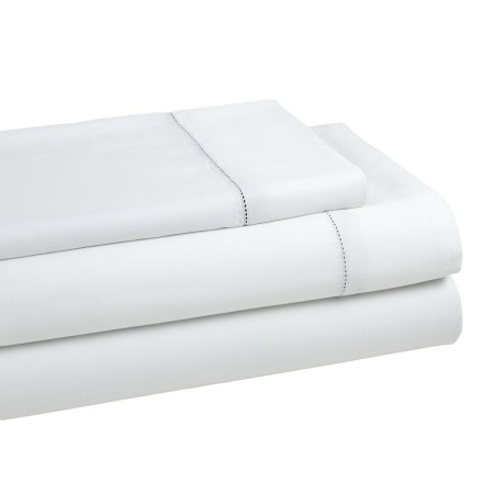 Juego de Sábanas Alexandra House Living QUTUN Blanco Cama de 135/140 3 Piezas de Alexandra House Living, Sábanas y fundas de ...