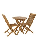 Table set with 2 chairs DKD Home Decor Garden 90 cm 60 x 60 x 75 cm (3 pcs) | Tienda24 Tienda24.eu