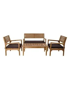 Table set with 2 chairs DKD Home Decor Garden 90 cm 60 x 60 x 75 cm (3 pcs) | Tienda24 Tienda24.eu