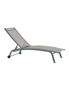 Tumbona Aktive Blanco Azul marino Reclinable A rayas 147 x 70 x 48 cm (2 Unidades) | Tienda24 Tienda24.eu