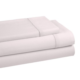 Bettwäsche-Set Alexandra House Living QUTUN Rosa King size 4 Stücke von Alexandra House Living, Bettlaken und Kissenbezüge - ...