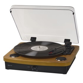 Record Player Sunstech PXRC52CDWD Brown Wood | Tienda24 - Global Online Shop Tienda24.eu