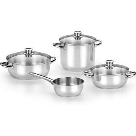 Batería de Cocina Monix OPTIMA 4 Piezas de Monix, Juegos de sartenes y ollas - Ref: S0451148, Precio: 52,67 €, Descuento: %