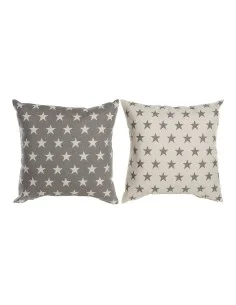 Coussin Alexandra House Living Gris Doré Velours Textile | Tienda24 Tienda24.eu