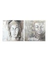 Quadro DKD Home Decor CU-179192 100 x 3,8 x 100 cm Buddha Orientale (2 Unità) da DKD Home Decor, Stampe e quadri su tela - Re...