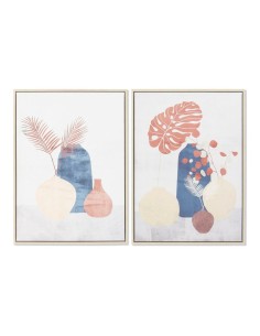 Cadre DKD Home Decor Abstrait 80 x 3 x 80 cm (2 Unités) | Tienda24 Tienda24.eu