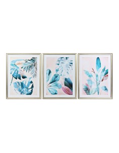 Quadro DKD Home Decor 60 x 4 x 80 cm Tropicale (3 Pezzi) da DKD Home Decor, Stampe e quadri su tela - Ref: S3013706, Precio: ...