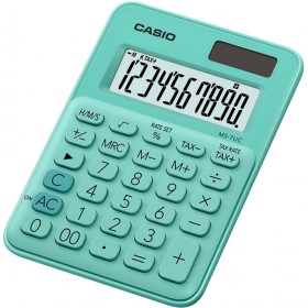 Calculatrice Casio MS-7UC-GN Vert Plastique de Casio, Calculatrices de bureau - Réf : S0451770, Prix : 7,97 €, Remise : %