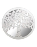 Figurine Décorative DKD Home Decor Bois de manguier Miroir Arbre (60 x 2 x 60 cm) | Tienda24 Tienda24.eu