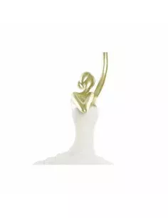 Statua Decorativa DKD Home Decor 13,5 x 12,5 x 40 cm Dorato Bianco Resina Ballerina Classica da DKD Home Decor, Oggetti da co...