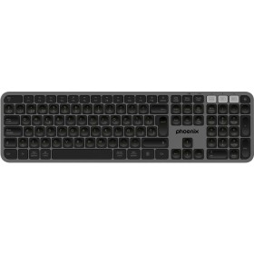 Clavier Bluetooth Phoenix K300 Gris Espagnol Qwerty de Phoenix, Claviers - Réf : S0452321, Prix : 18,13 €, Remise : %