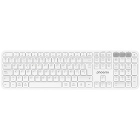 Teclado Bluetooth Phoenix K300 Branco Qwerty espanhol de Phoenix, Teclados - Ref: S0452324, Preço: 17,24 €, Desconto: %