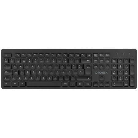 Wireless Keyboard Phoenix K200 Spanish Qwerty | Tienda24 - Global Online Shop Tienda24.eu