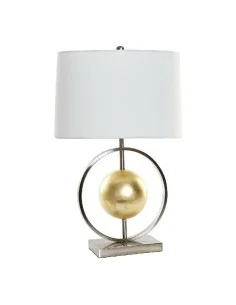 Tischlampe Weiß Gold Kristall Eisen 40 W 28 x 28 x 51 cm | Tienda24 Tienda24.eu