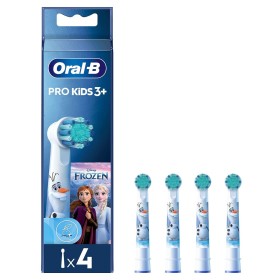 Cabeça de Substituição Oral-B EB10 4 FFS FROZEN II Azul/Branco 4 Unidades de Oral-B, Escovas de dentes elétricas e acessórios...