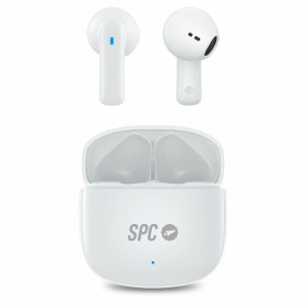 Headphones DCU EARBUDS BT Bluetooth White | Tienda24 - Global Online Shop Tienda24.eu