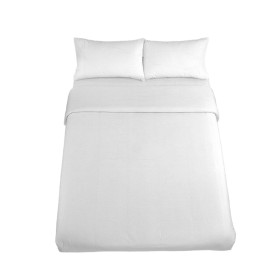 Conjunto de capa de edredom Alexandra House Living Qutun Branco Solteiro 3 Peças de Alexandra House Living, Edredão e capas d...