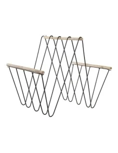 Revistero Versa Dorado Metal (10,2 x 30,5 x 40 cm) | Tienda24 Tienda24.eu