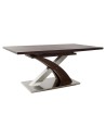 Dining Table DKD Home Decor Steel MDF (160 x 90 x 77 cm) | Tienda24 Tienda24.eu