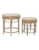 Side Table DKD Home Decor Rattan (2 pcs) | Tienda24 Tienda24.eu