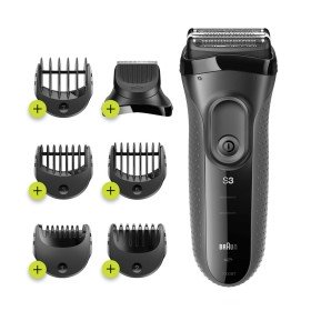 Rasoir electrique Braun 3000BT (1 Unités) de Braun, Rasoirs électriques pour hommes - Réf : S0454385, Prix : 71,50 €, Remise : %