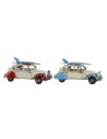 Decorative Figure DKD Home Decor 27 x 11 x 13 cm Red Car Blue Vintage (2 Units) | Tienda24 Tienda24.eu