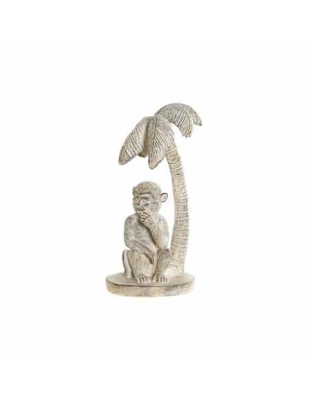 Figura Decorativa DKD Home Decor 8424001749805 15 x 12 x 29 cm Branco Resina Macaco Tropical Decapé | Tienda24 Tienda24.eu