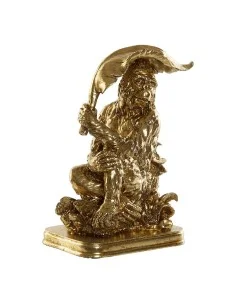 Deko-Figur Alexandra House Living Gold Acryl Kunststoff Melamine Schnecke | Tienda24 Tienda24.eu