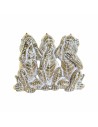 Decorative Figure DKD Home Decor Golden Resin Tropical Stripped 21 x 11 x 16,2 cm | Tienda24 Tienda24.eu