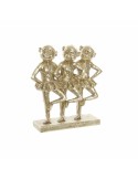 Figurine Décorative DKD Home Decor FZ-91957 Gris Doré Résine Rectangulaire Colonial Moderne Singe 23 x 9,5 x 24 cm | Tienda24 Tienda24.eu