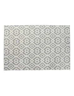 Tapis DKD Home Decor 160 x 250 x 0,7 cm Noir Polyester Coton Blanc Ikat Boho | Tienda24 Tienda24.eu