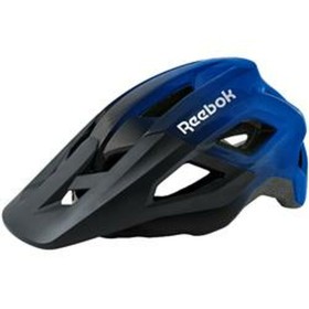 Casque de Cyclisme pour Adultes Reebok Bleu Noir Visière de Reebok, Casques VTT et VTC - Réf : S0455133, Prix : 50,07 €, Remi...