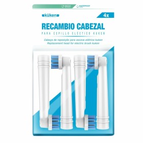 Testina di Ricambio Küken 34309 Bianco 4 Unità di Küken, Spazzolini da denti elettrici e accessori - Rif: S0455179, Prezzo: 7...