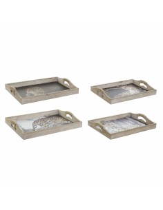 Set de sushi DKD Home Decor 33,5 x 34,5 x 9 cm Porcelaine Blanc Blue marine Oriental (33,5 x 34,5 x 9 cm) | Tienda24 Tienda24.eu