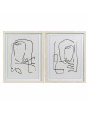 Cadre DKD Home Decor Abstrait Moderne (55 x 2 x 70 cm) (2 Unités) | Tienda24 Tienda24.eu