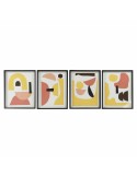 Quadro DKD Home Decor 40 x 2,5 x 50 cm Astratto Scandinavo (4 Pezzi) da DKD Home Decor, Stampe e quadri su tela - Ref: S30179...