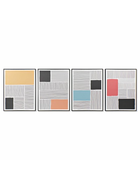 Painting DKD Home Decor Abstract 60 x 3 x 80 cm Loft (4 Pieces) | Tienda24 Tienda24.eu