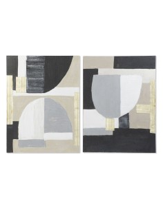 Pintura DKD Home Decor 150 x 3 x 60 cm Abstrato Loft (2 Unidades) | Tienda24 Tienda24.eu