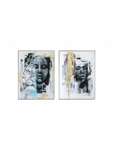 Cuadro DKD Home Decor 122 x 4,5 x 92 cm Abstracto Moderno (2 Unidades) | Tienda24 Tienda24.eu