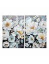 Cadre DKD Home Decor Fleurs 80 x 3 x 120 cm Romantique (2 Unités) | Tienda24 Tienda24.eu